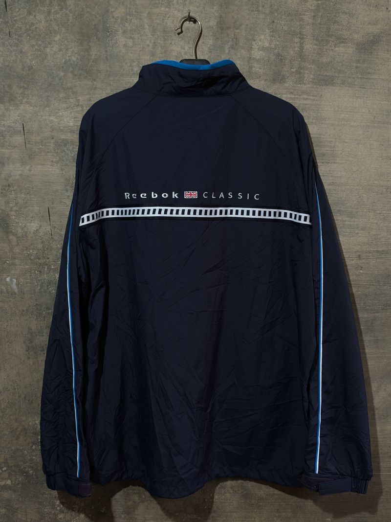 Reebok Casual Windbreaker Pria white navy, foto 3