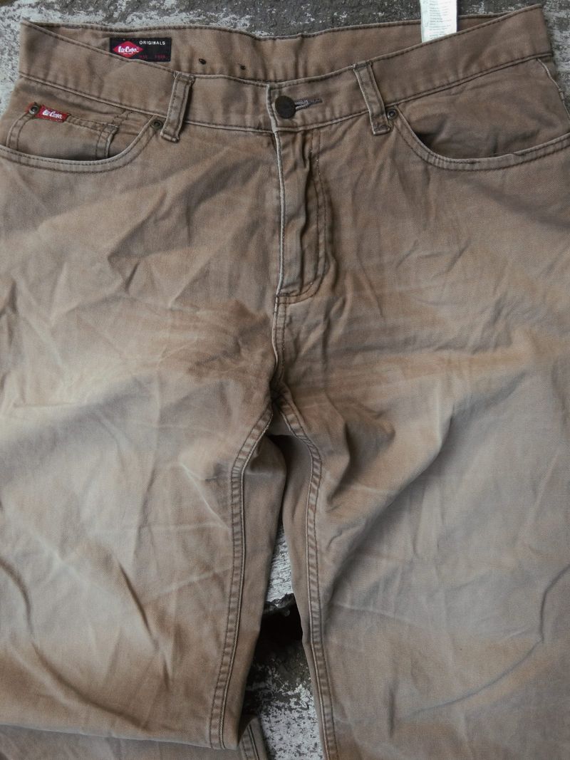 Baggy Jeans Lee Copper Brown Washed, foto 8