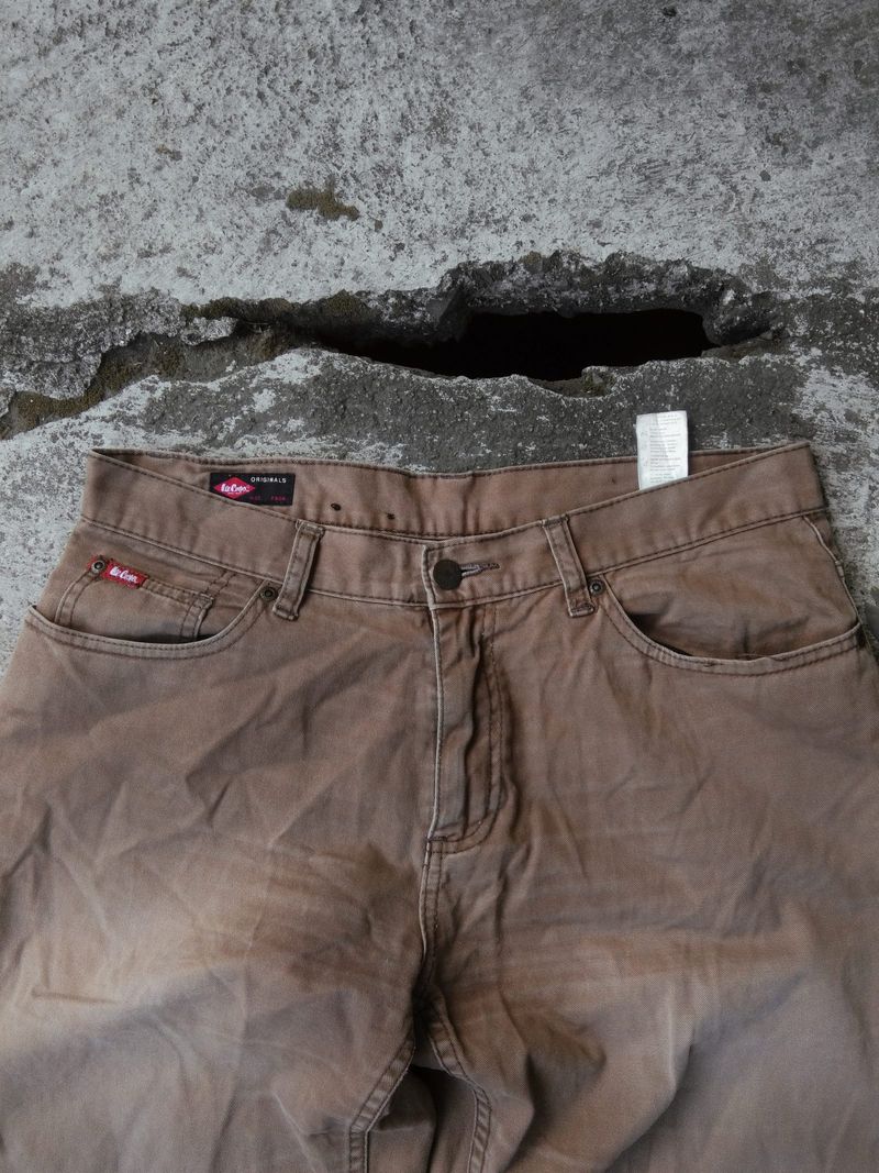 Baggy Jeans Lee Copper Brown Washed, foto 3