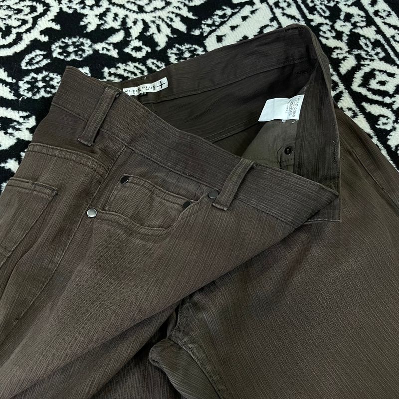 Unknown longpants brown washed loose fit, foto 5