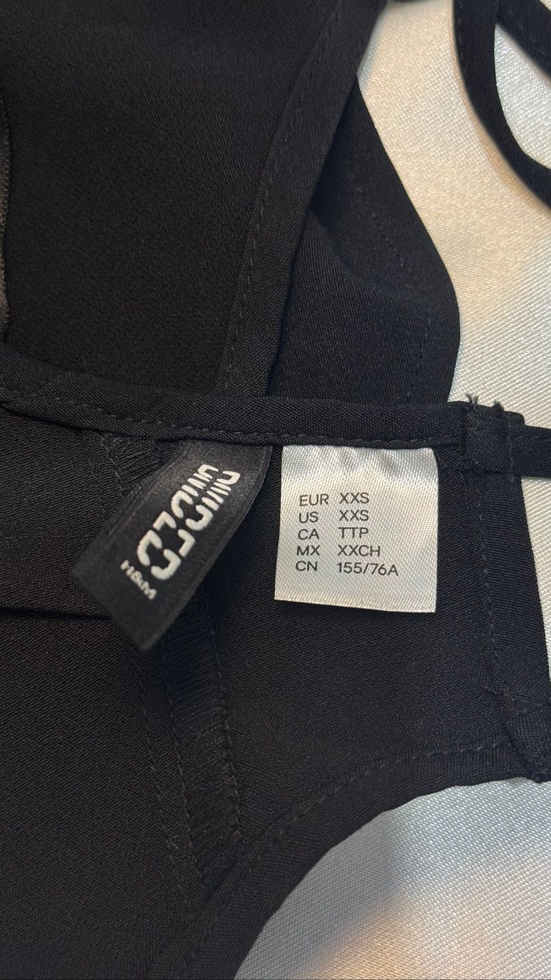 H&M halter neck backless crop top, foto 4