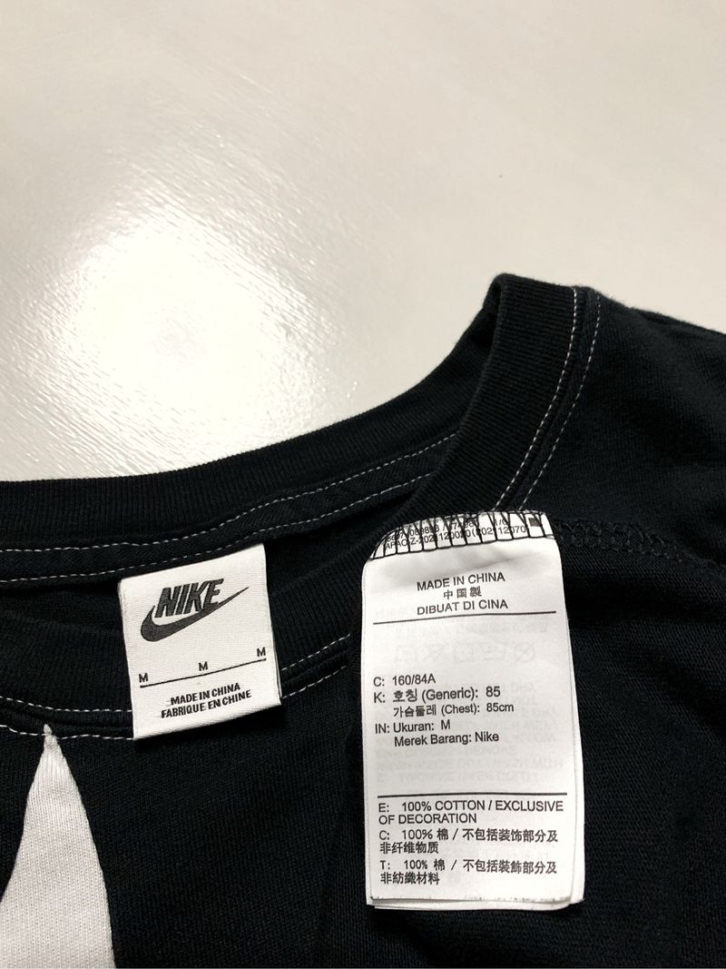 Kaos nike crop swoosh, foto 3