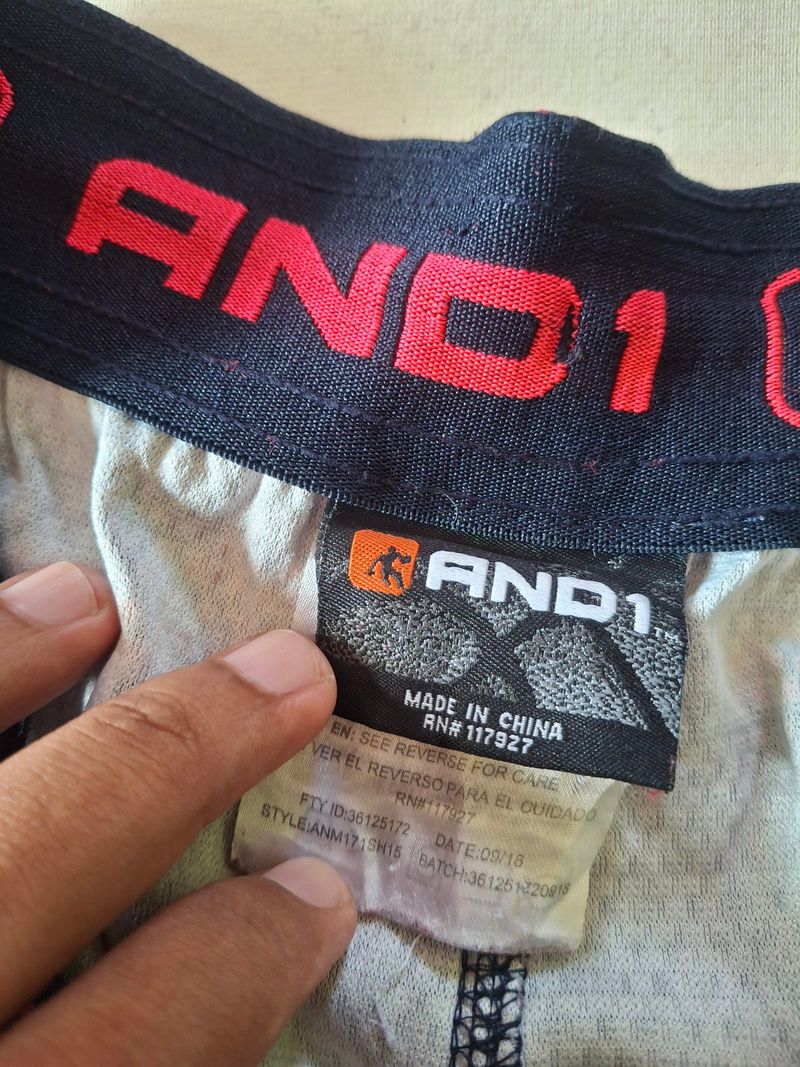 CELANA PENDEK AND1 PINK ORIGINAL 100%, foto 3