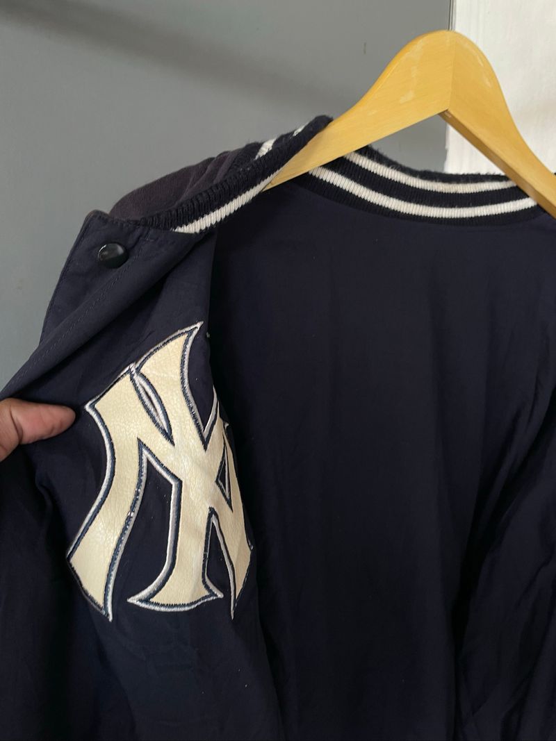Yankees by Jeff Hamilton Reversible Bomber Jacket, foto 4