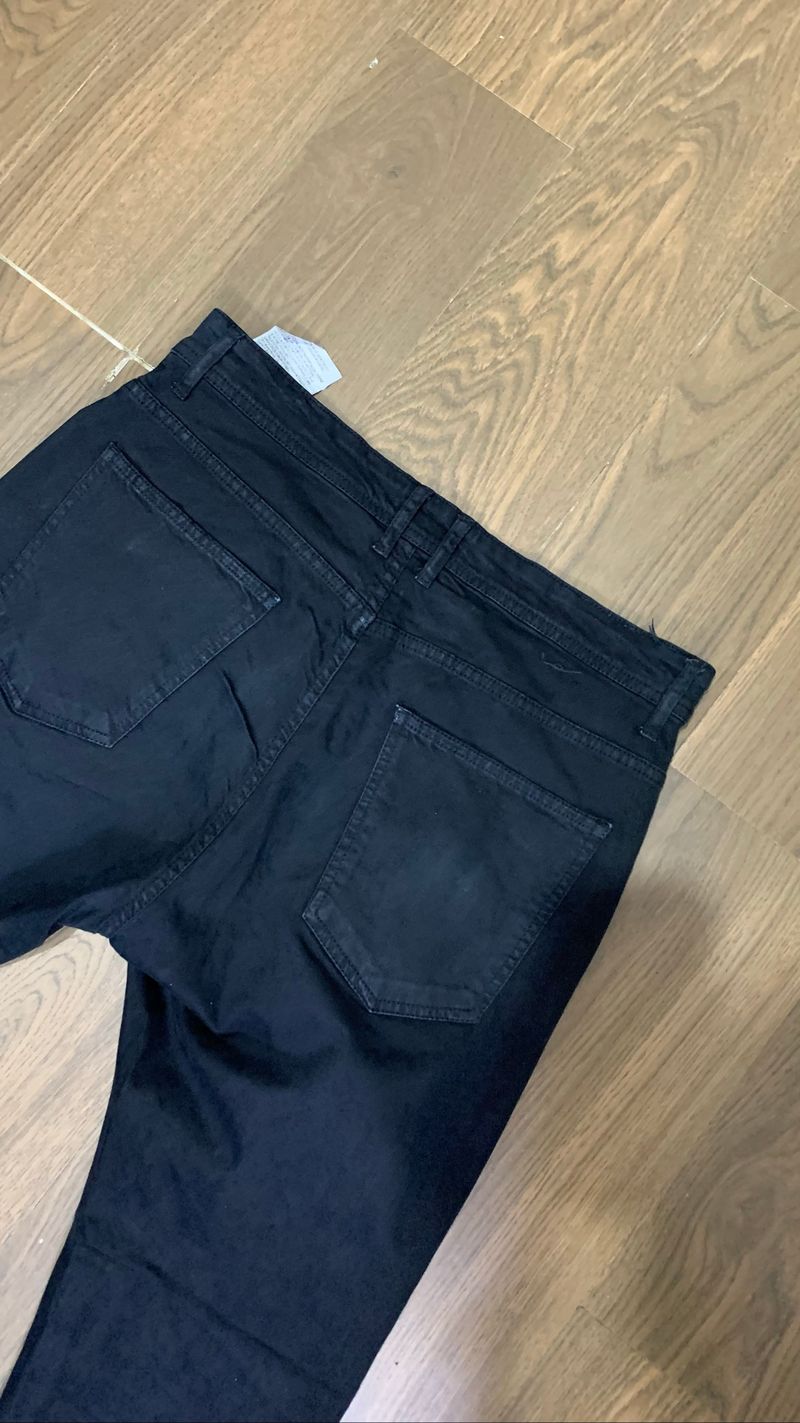 ZARA BAGGY JEANS HITAM, foto 5