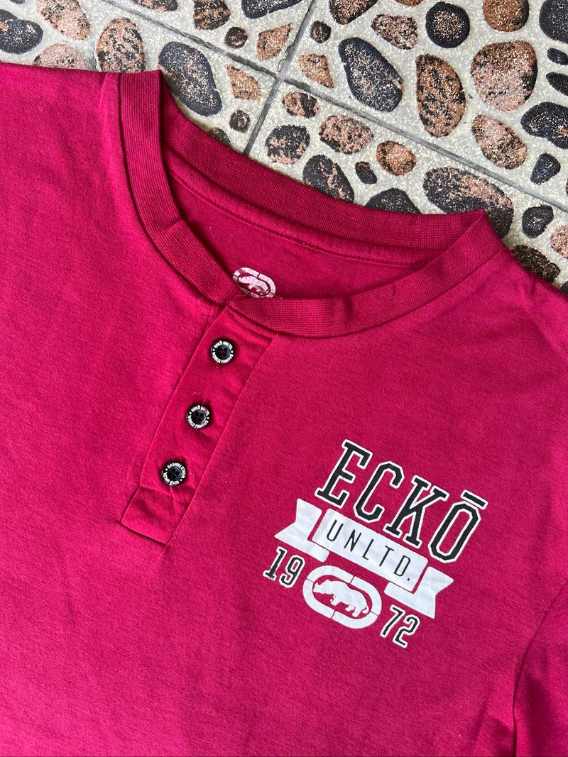 Kaos Kancing Ecko UNLTD y2k HipHop Vintage, foto 2
