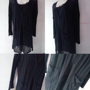 Casual Track jacket Wanita black