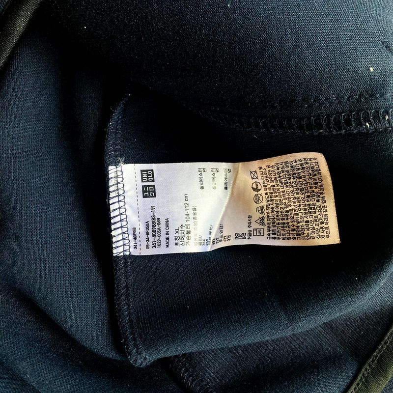 Hoodie zipper Uniqlo tech, foto 5