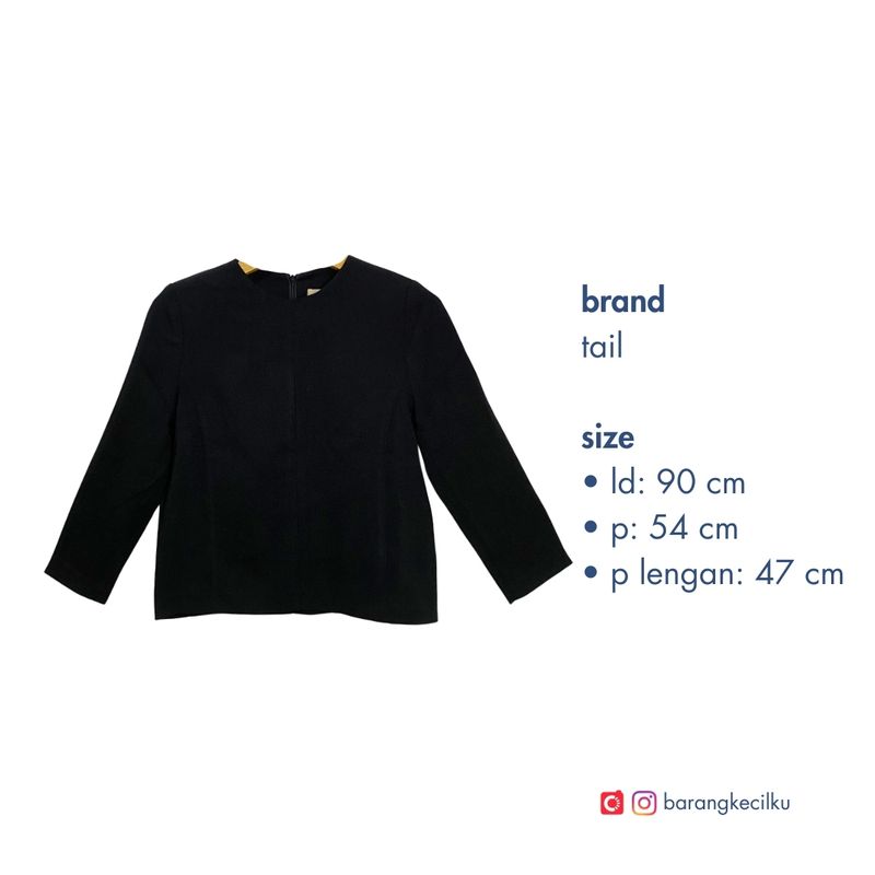Minimalist Blouse Wanita black, foto 2
