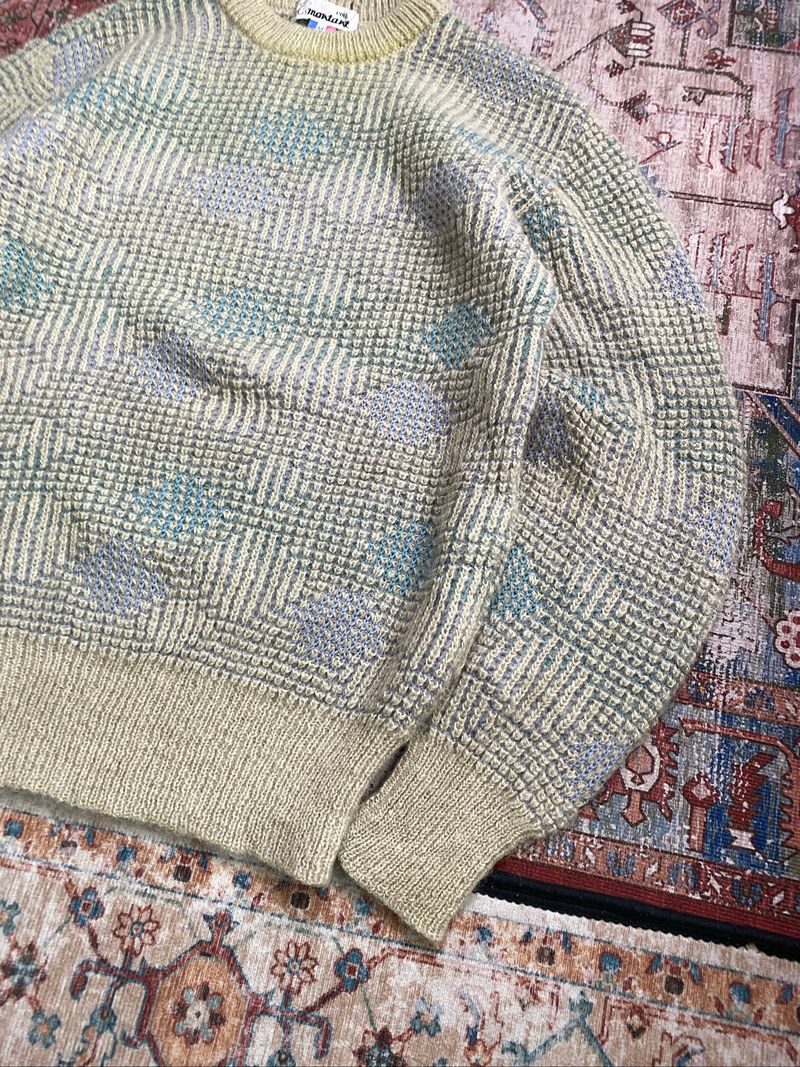 Knitwear Argyle texture pull Montant france, foto 7