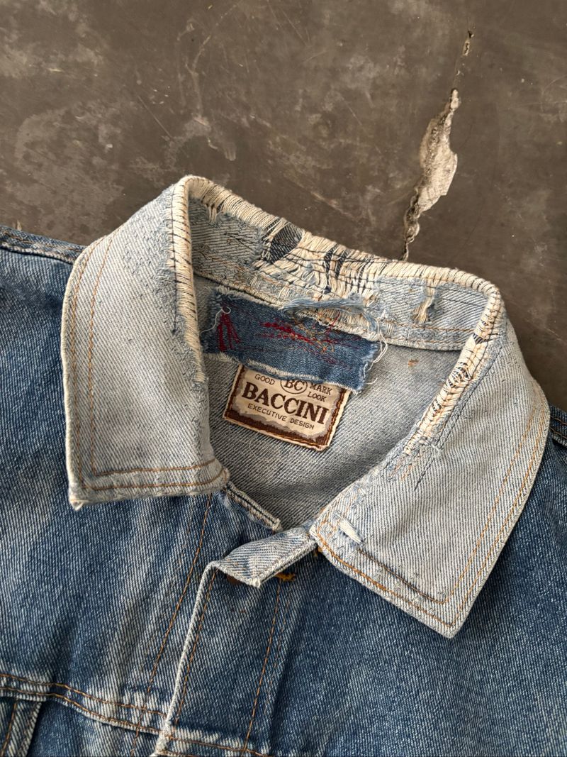 Trucker Jeans Denim Distressed, foto 3