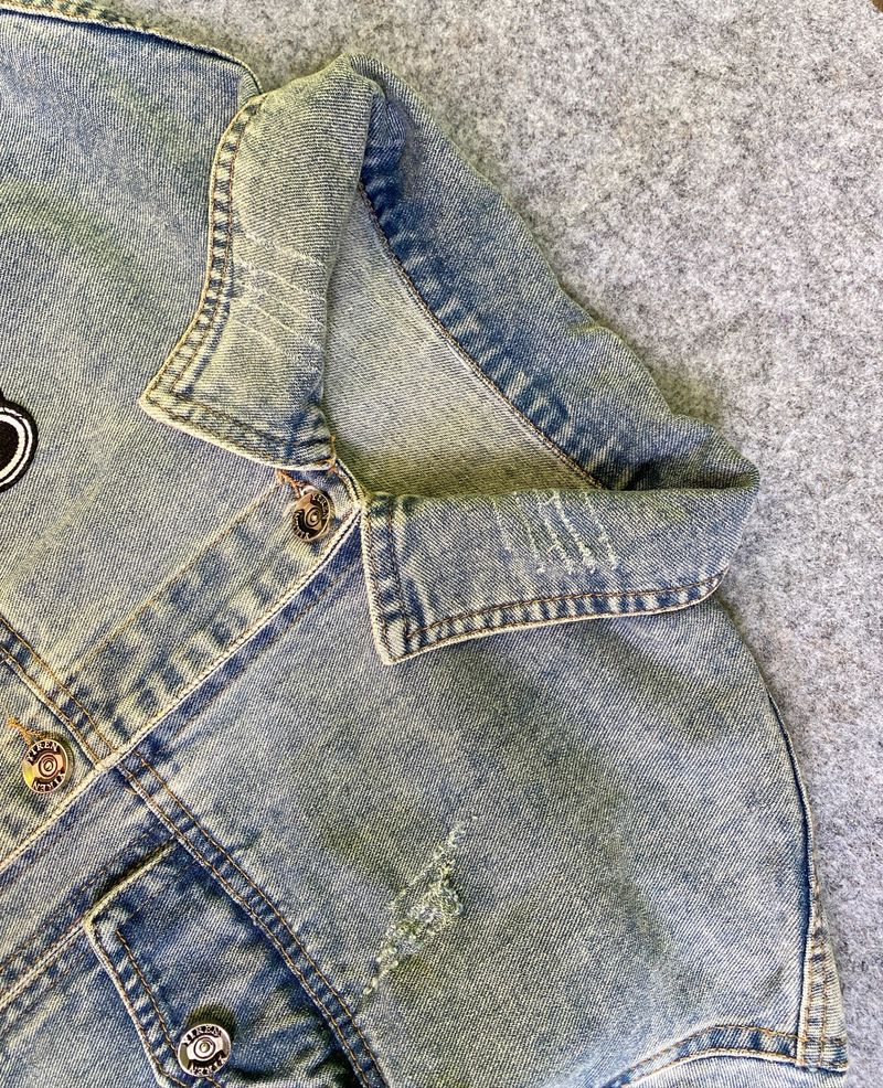 Denim Jacke AMI Paris Oversize, foto 3