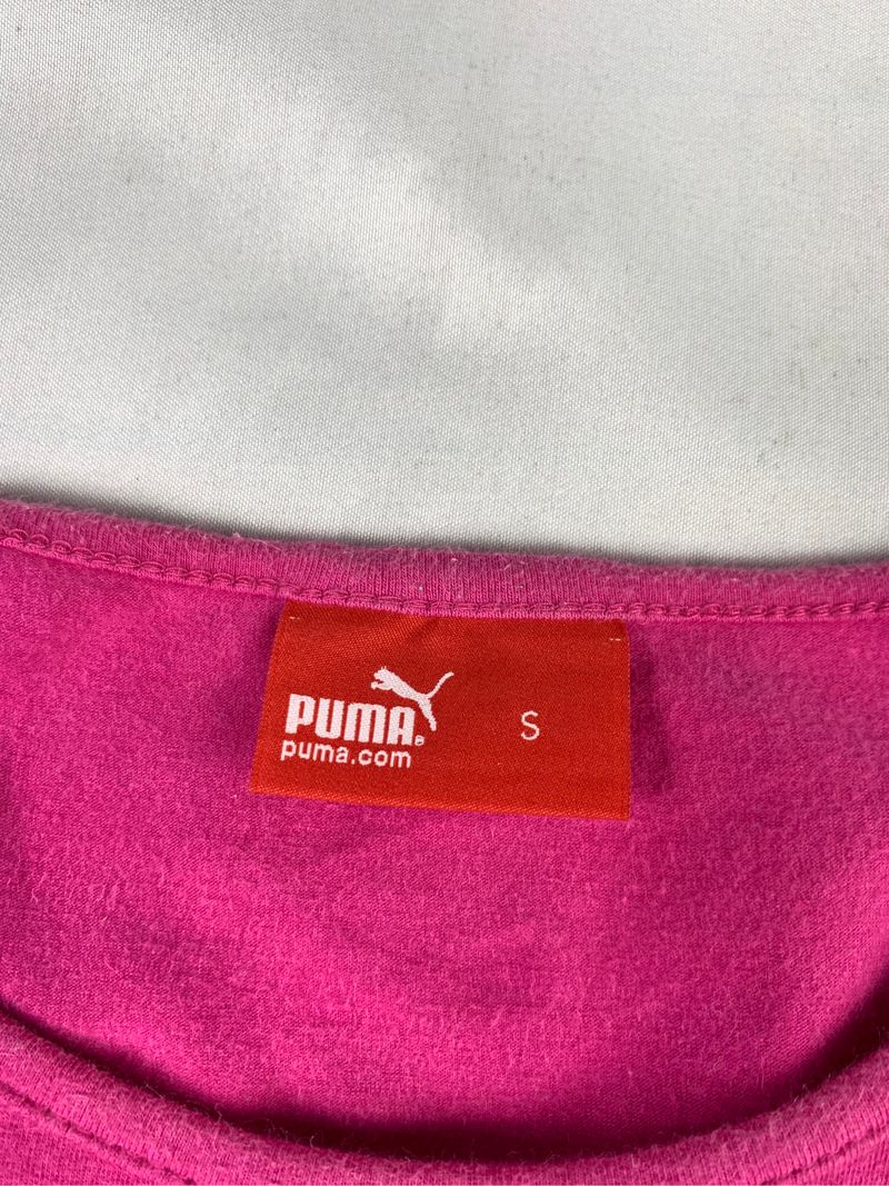 2000s Puma Pink Lace Sleeves Tee (S), foto 8