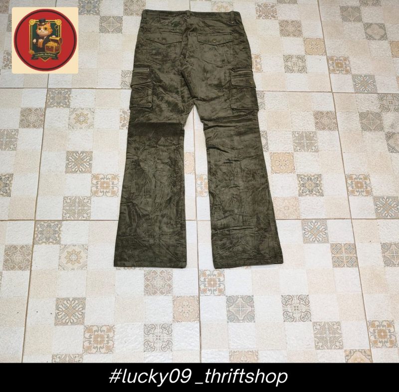 Cargo corduroy semi flare, foto 2