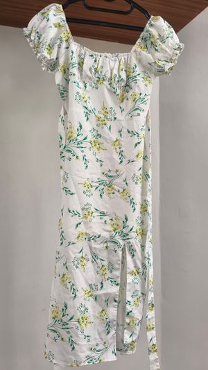 Floral midi dress