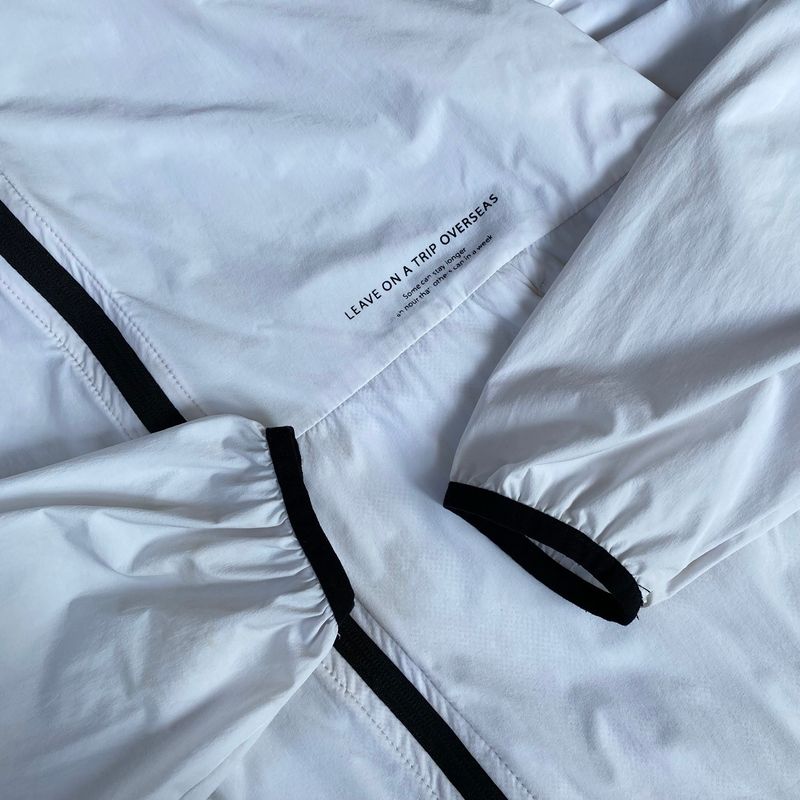 Lightweight Jacket ecolier super cakep putih, foto 4
