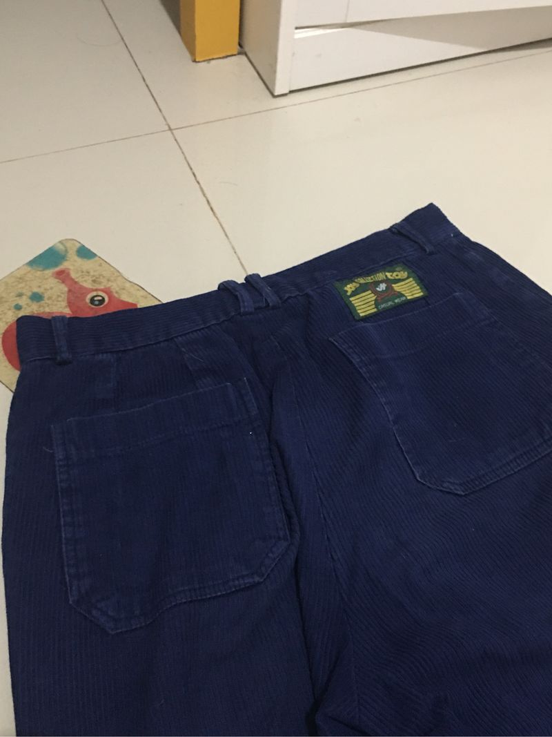 Joy Toy Celana Corduroy Biru, foto 3