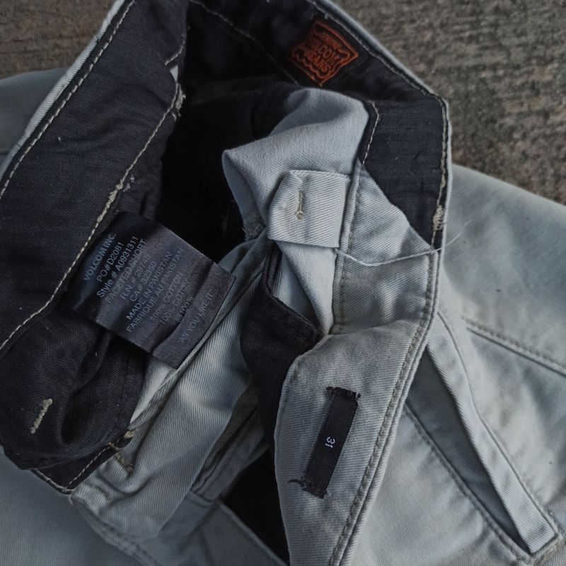 Volcom Skater Casual Short Pria silver, foto 6