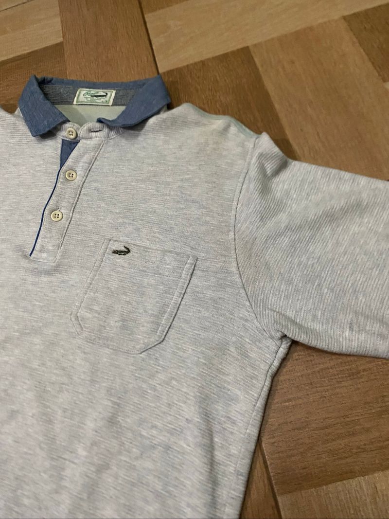 Polo longsleeve crocodile, foto 2
