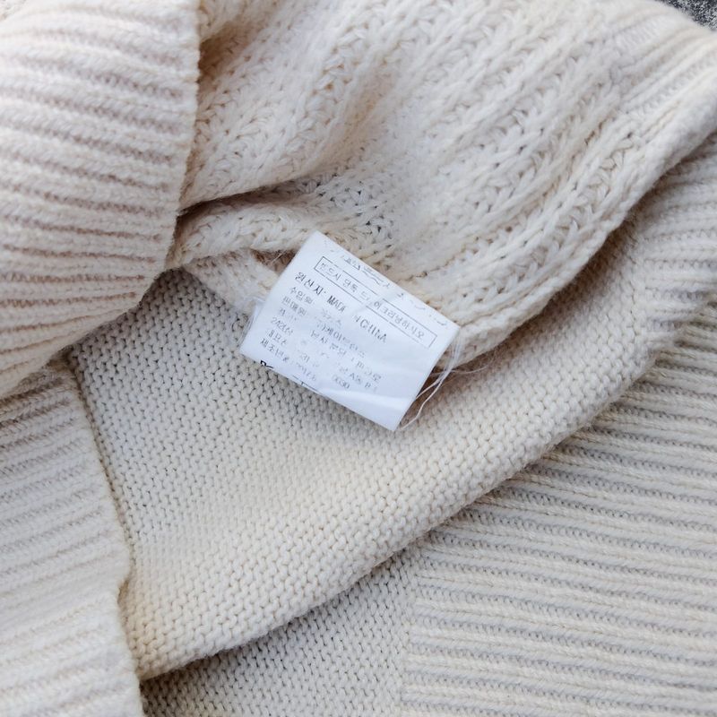 GU Sweater Cable Knit Broken White, foto 5