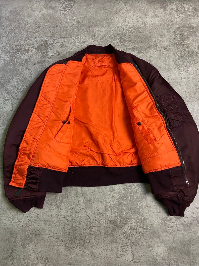 Vintage Alpha industries Ma-1 maroon not buzz ricksons, foto 2