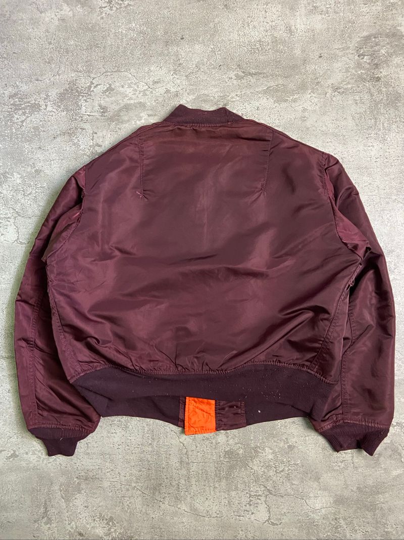 Vintage Alpha industries Ma-1 maroon not buzz ricksons, foto 3