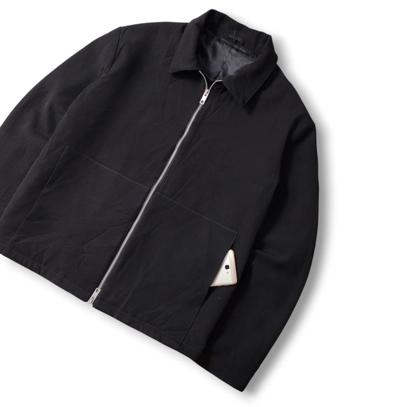 Lafudgestore Black Blouson Work Jacket, foto 5