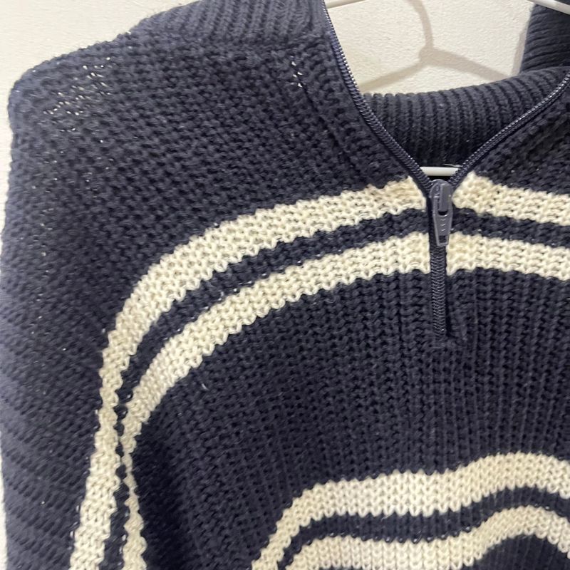 Sweater Navy Cream, foto 4
