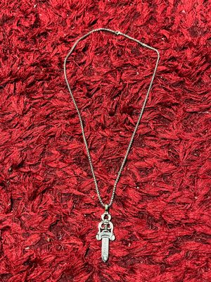 dagger ch necklace