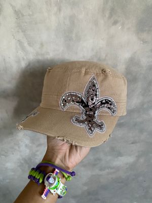 Y2K Patrol Cap Fleur Distressed by Pitbull