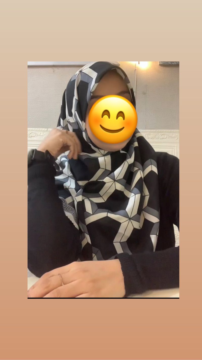 Kerudung Segitiga Motif, foto 4