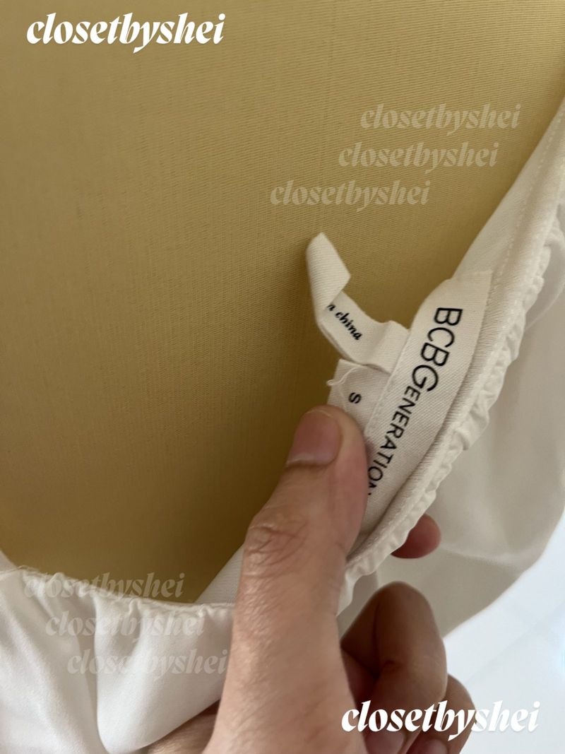 BCBGeneration white one shoulder dress, foto 2