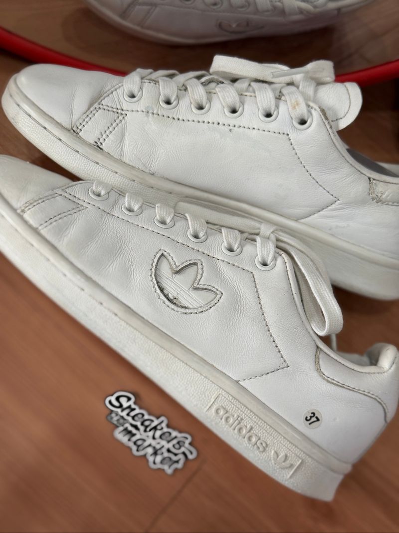 Adidas Stan smith trefoil triple white, foto 6