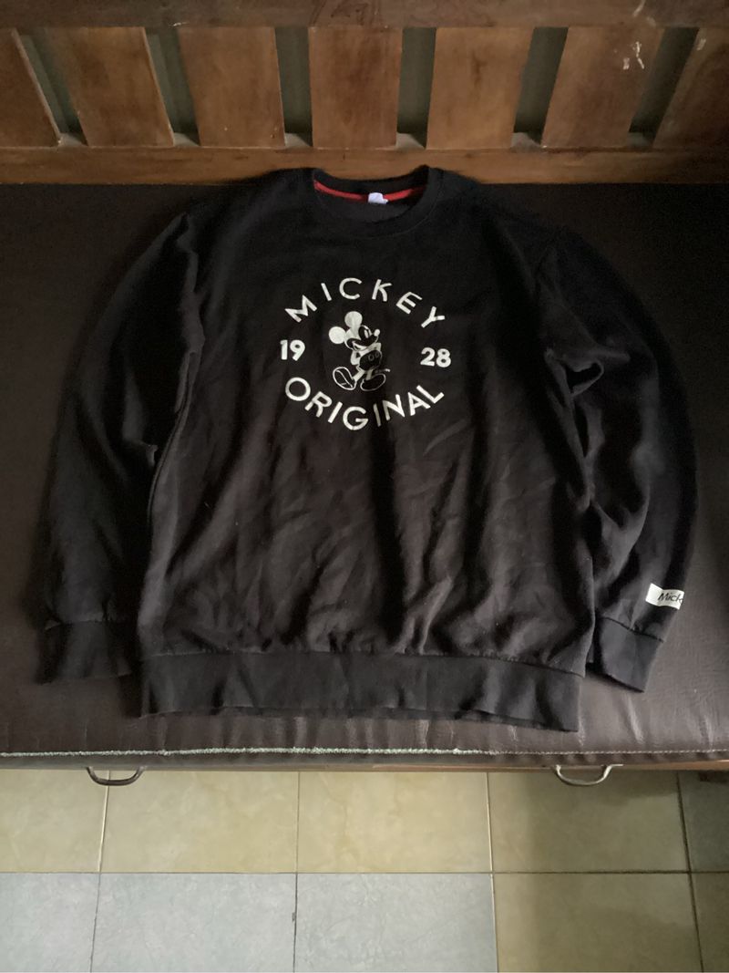 Sweatshirt Crewneck Basic Disn3y black m1ck3y, foto 2