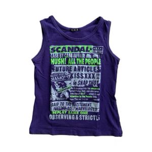 Y2K Grunge Purple Tank