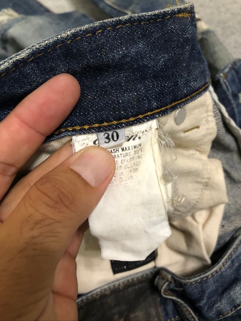 Roen punk studed distressed denim jeans, foto 8