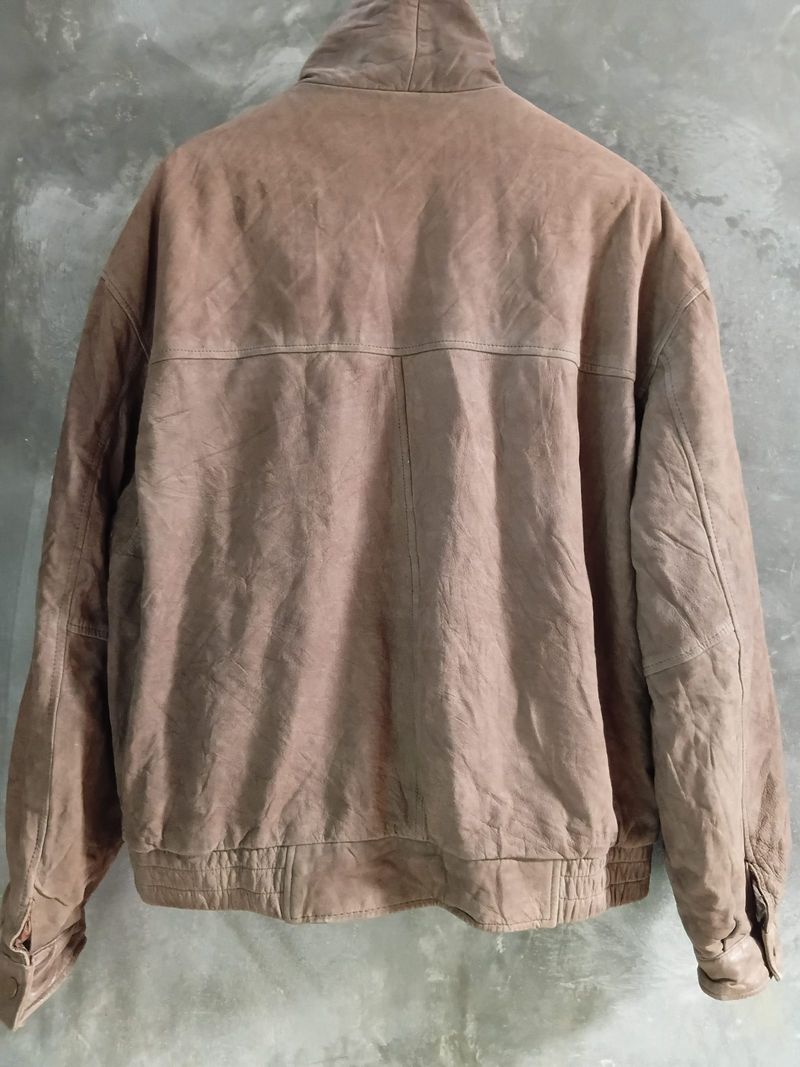 Jaket kulit/leather charles klein vintage, foto 7