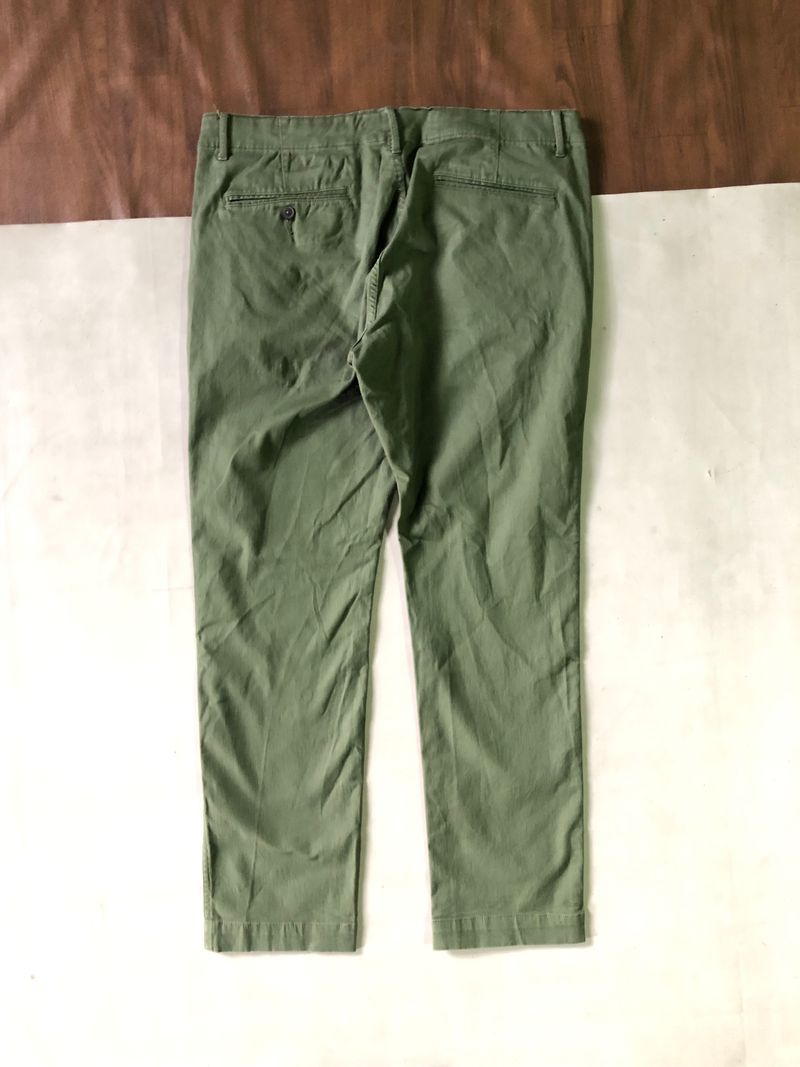 Global Work Casual Formal pants Pria green, foto 5