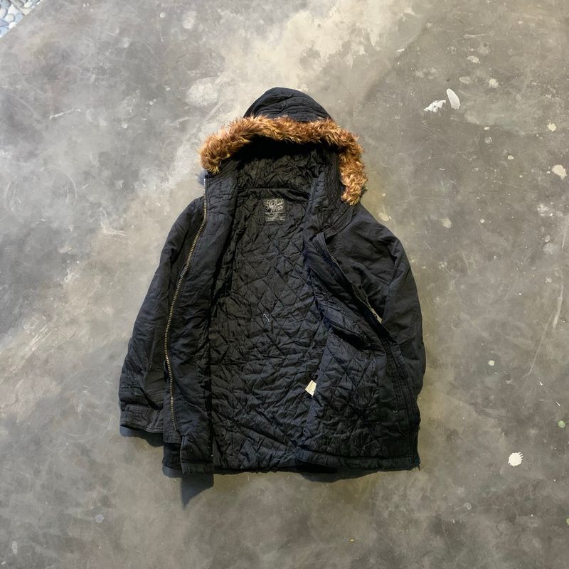 Sky Bomber Fur Hooded Parka Jacket, foto 6