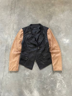 Y2k Grunge Emo Goth Arnaldo Bassini Ramones Leather Jacket