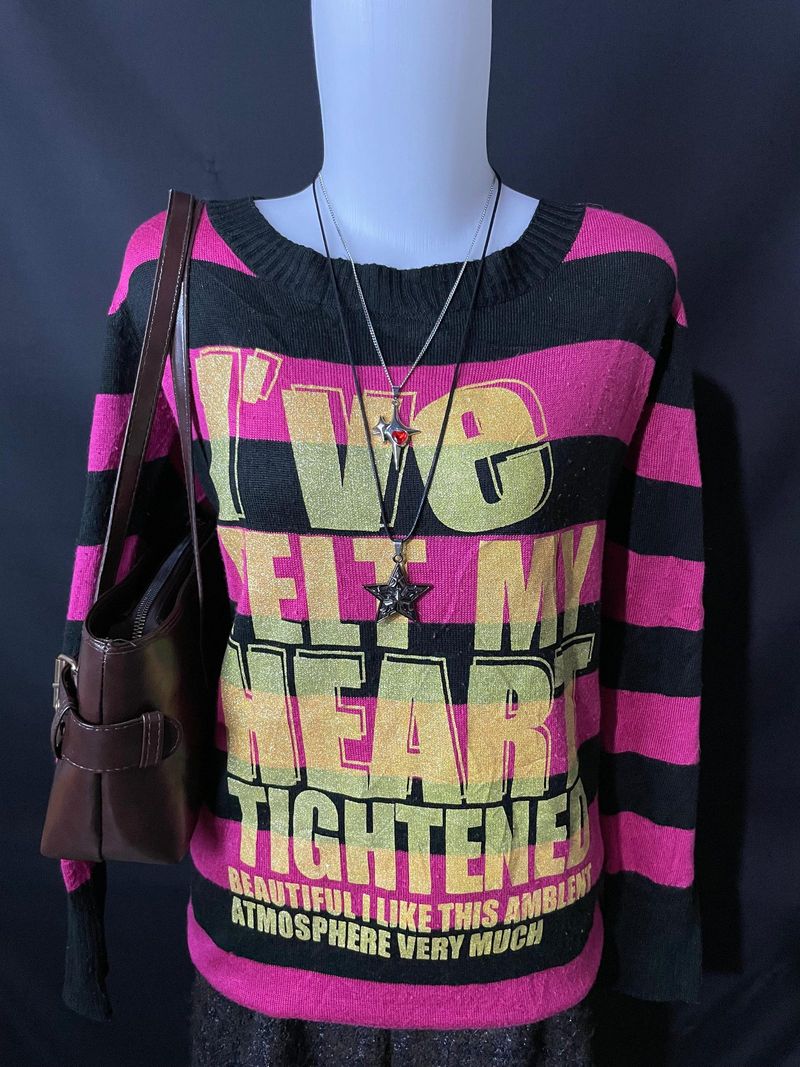 y2k pink cat long sleeve, foto 3