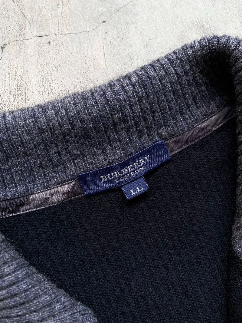 BURBERRY CASHMERE BLEND HALF ZIP SWEATSHIRT, foto 9