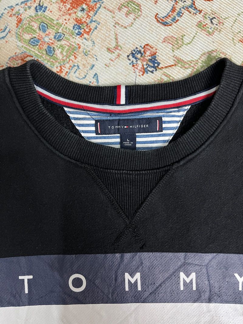 crewneck tommy Hilfiger big logo flag, foto 5