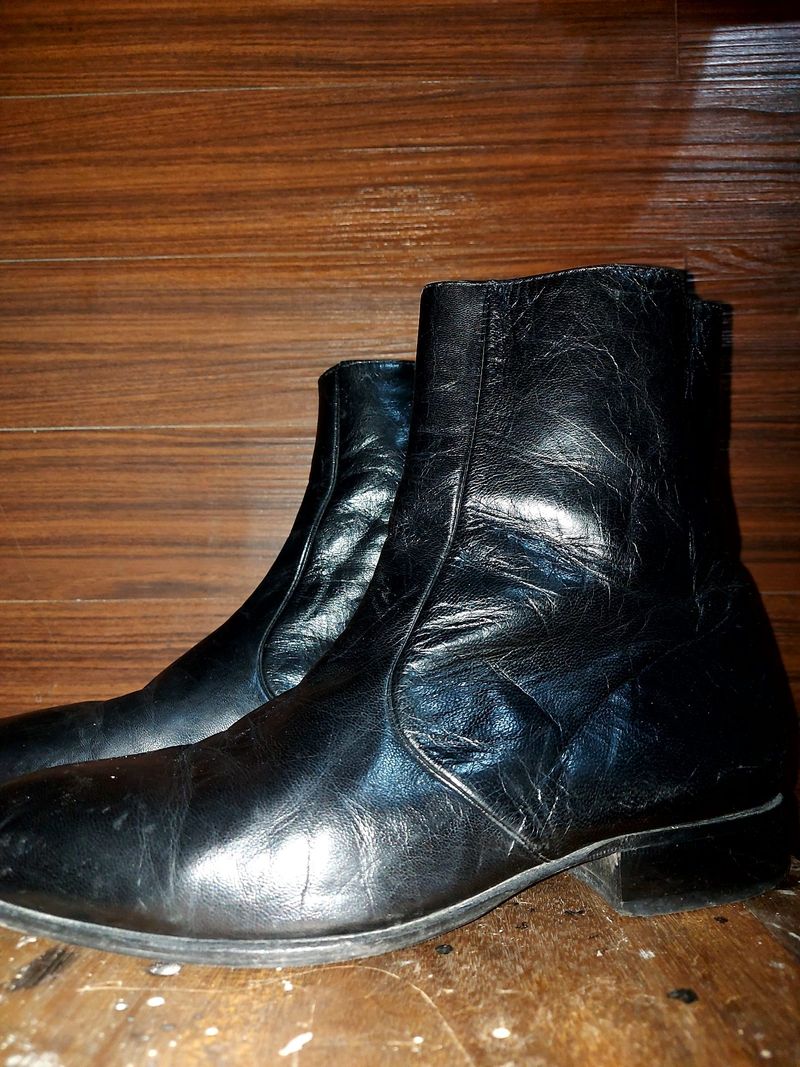 Ankle boots side zip sz 40 (25cm), foto 4