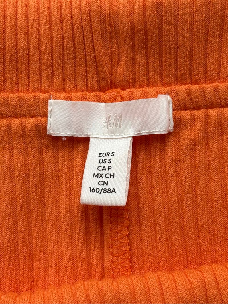 H&M orange dress, foto 3