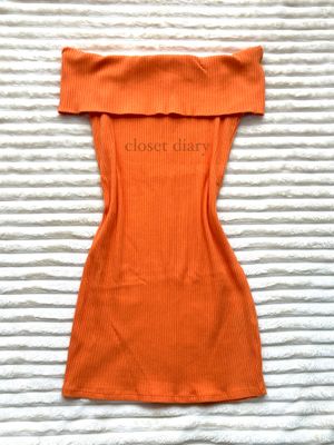 H&M orange dress