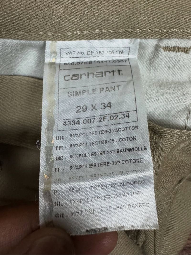 carhartt simple pants #FBLP119, foto 7