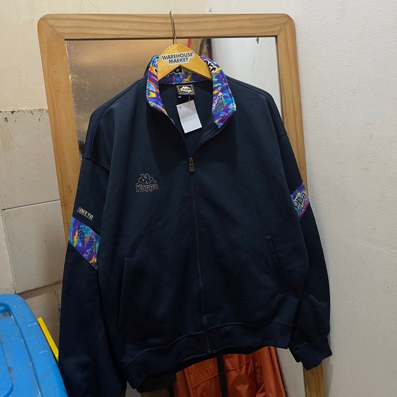 Vintage 80s Kappa Boxy Eimbordery Logo Zip Track Jacket, foto 2