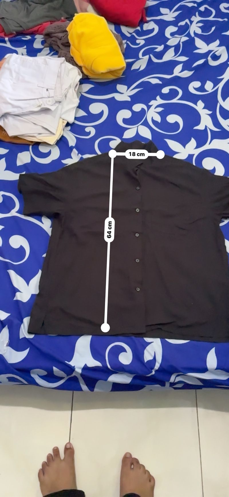 kemeja lengan pendek, no brand, foto 4