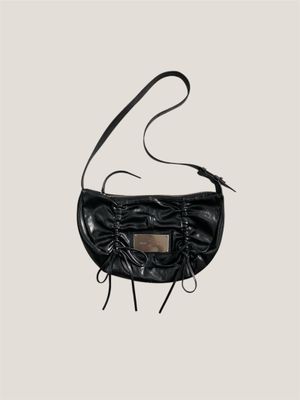 Martin kim half shirring ribbon shoulder bag
